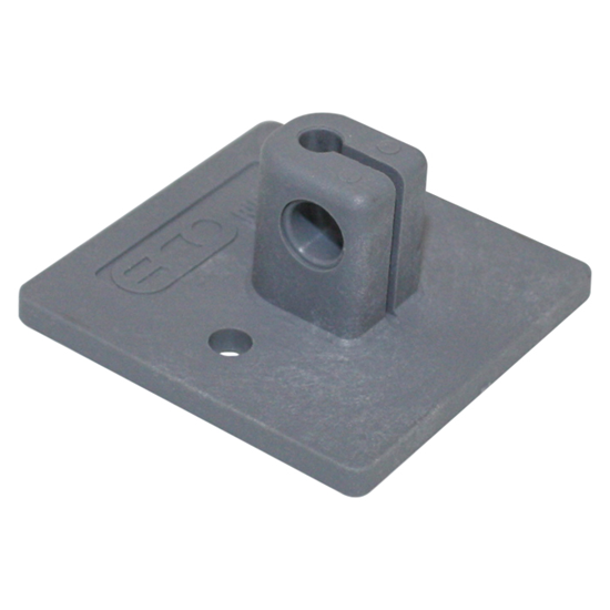 181 Pilastrino inox lunghezza 95 mm KIT con base di ancoraggio in nylon - Osd gruppo Ecotech srl - Allontanamento piccioni,disinfestazione,HACCP, roditori